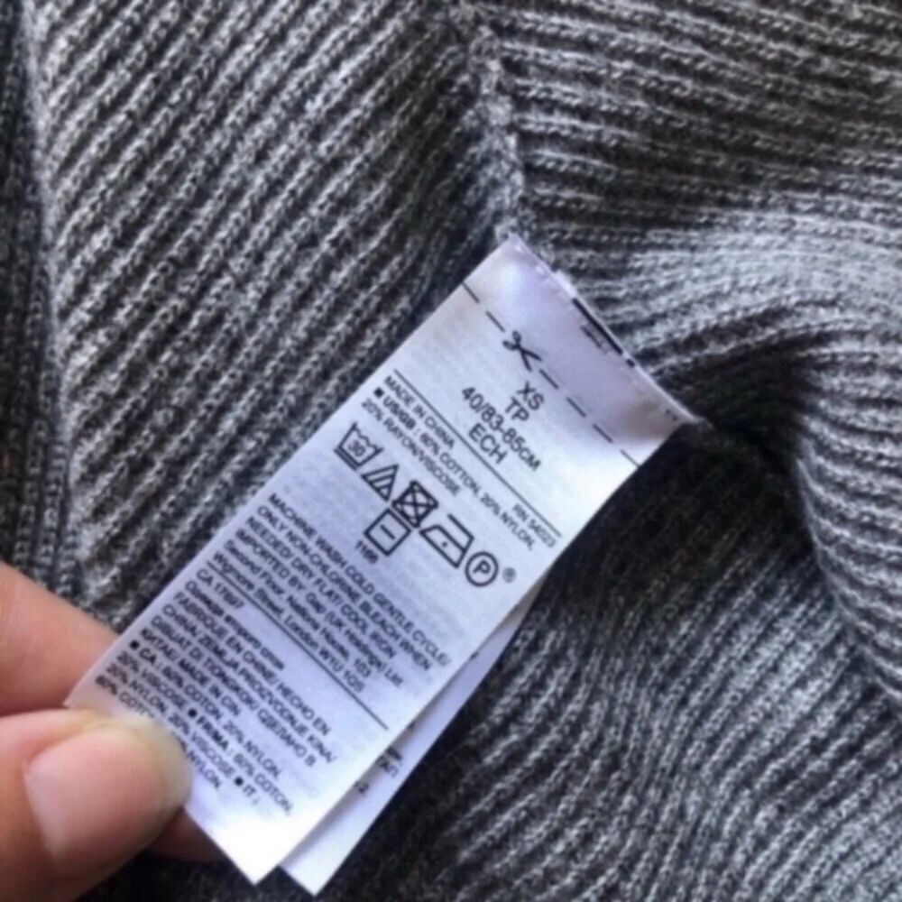 Banana Republic Women's Gray Draped Cardigan - Picture 4 of 7